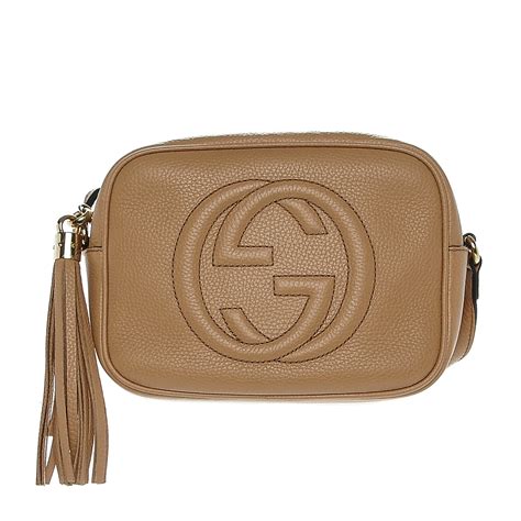 gucci camelia bag|GUCCI Pebbled Calfskin Small Soho Disco Bag Camelia.